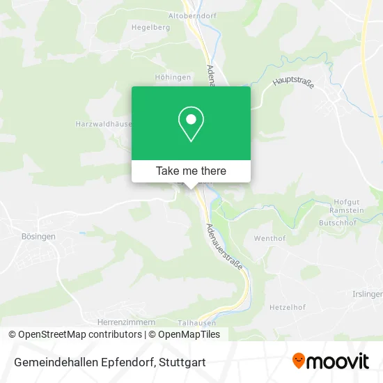Карта Gemeindehallen Epfendorf