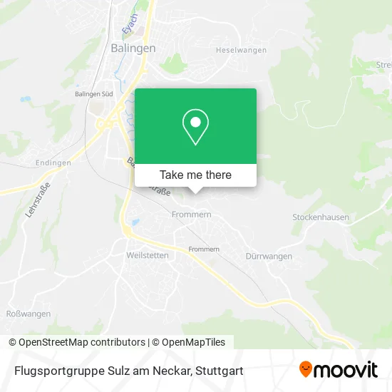 Карта Flugsportgruppe Sulz am Neckar