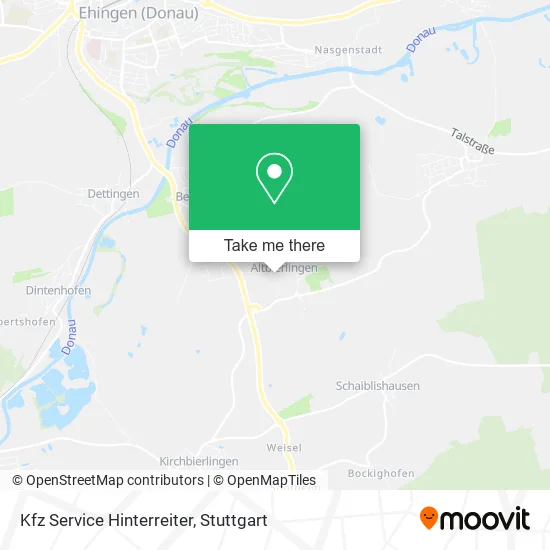 Карта Kfz Service Hinterreiter