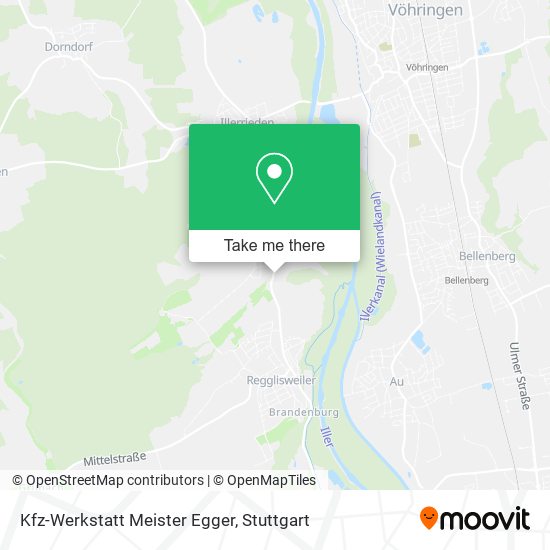 Kfz-Werkstatt Meister Egger map
