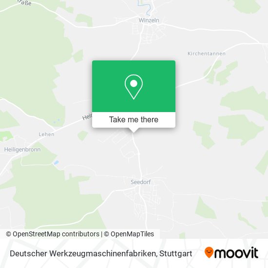 Deutscher Werkzeugmaschinenfabriken map