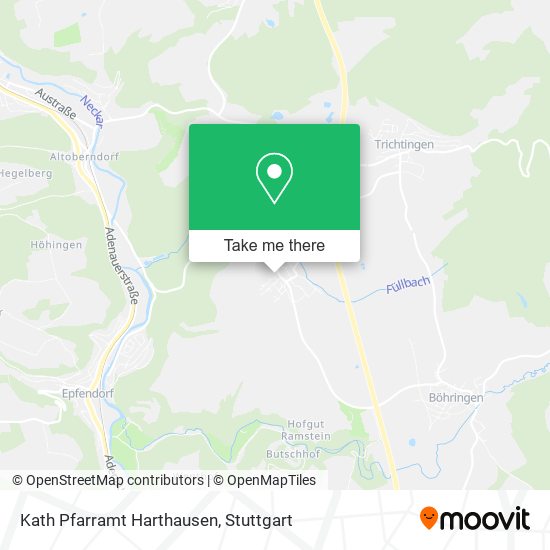 Kath Pfarramt Harthausen map