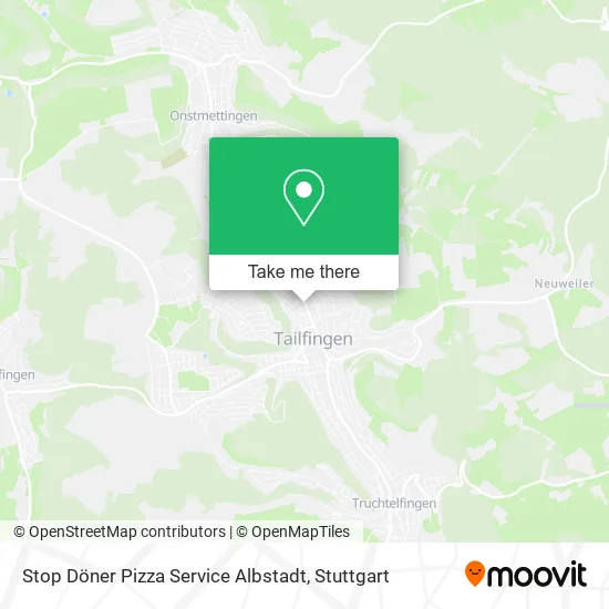 Карта Stop Döner Pizza Service Albstadt