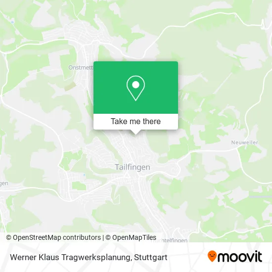 Карта Werner Klaus Tragwerksplanung