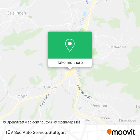 Карта TÜV Süd Auto Service