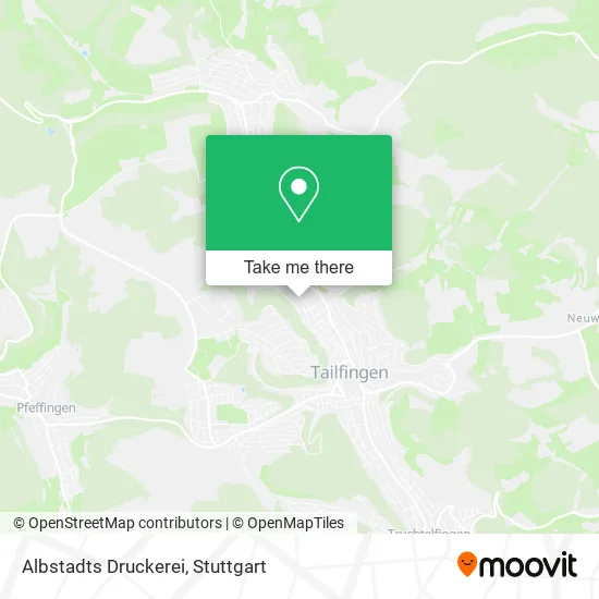 Карта Albstadts Druckerei