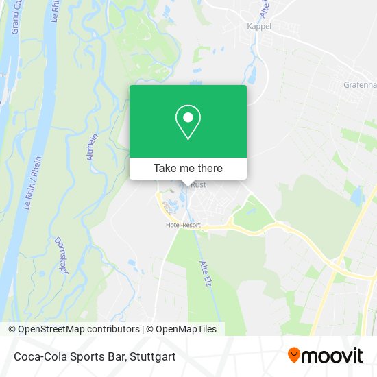 Карта Coca-Cola Sports Bar