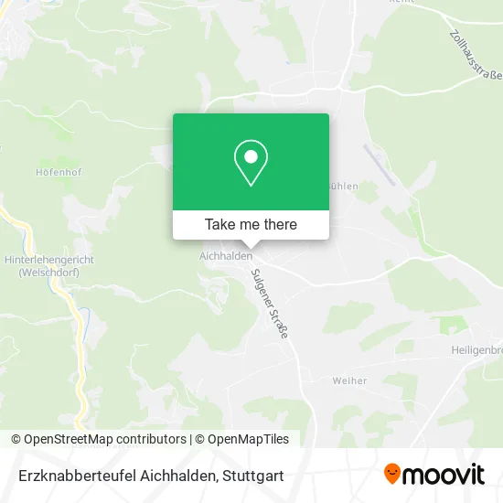 Карта Erzknabberteufel Aichhalden