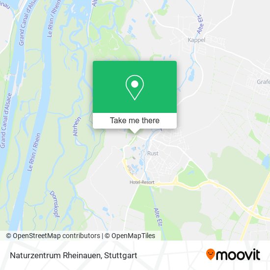Naturzentrum Rheinauen map