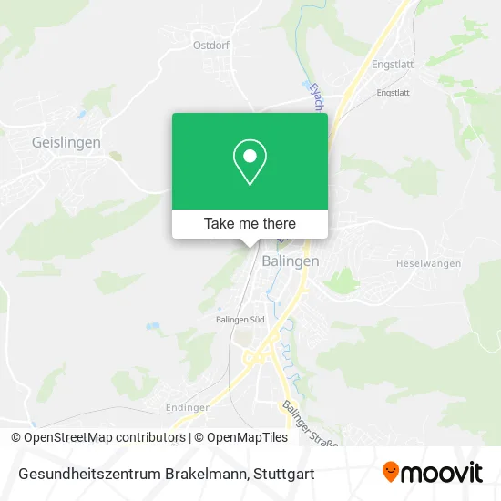 Карта Gesundheitszentrum Brakelmann