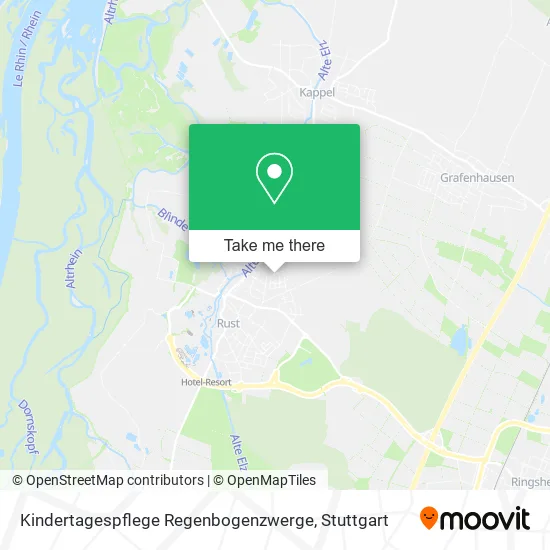 Карта Kindertagespflege Regenbogenzwerge