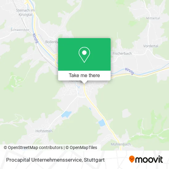 Карта Procapital Unternehmensservice
