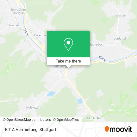 Карта E T A Vermietung