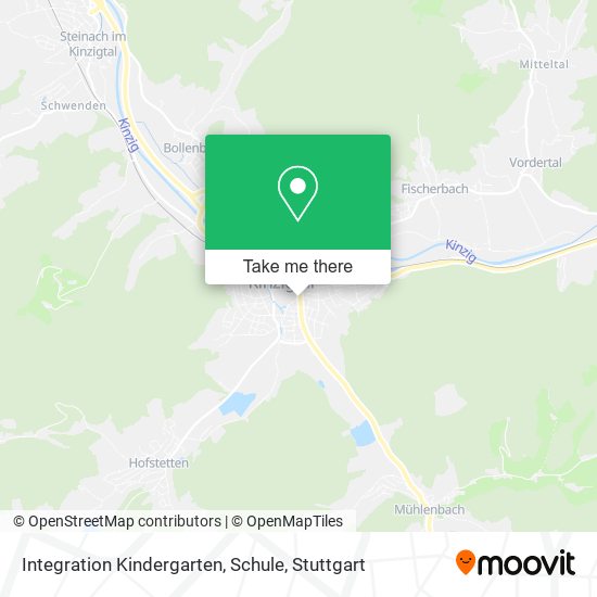 Карта Integration Kindergarten, Schule