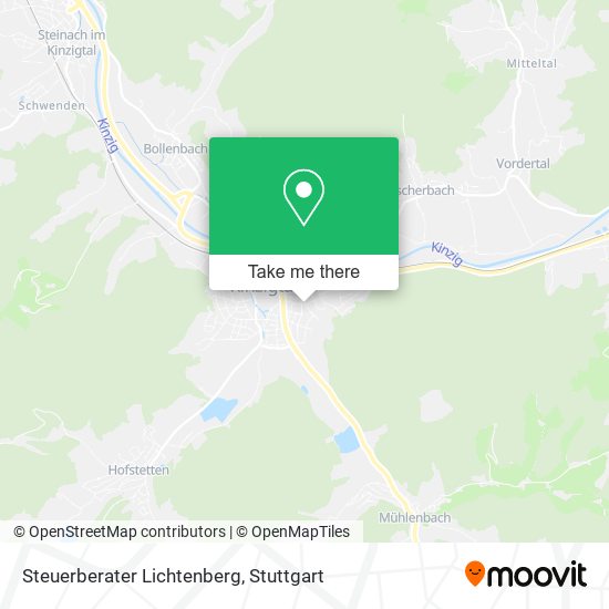 Steuerberater Lichtenberg map