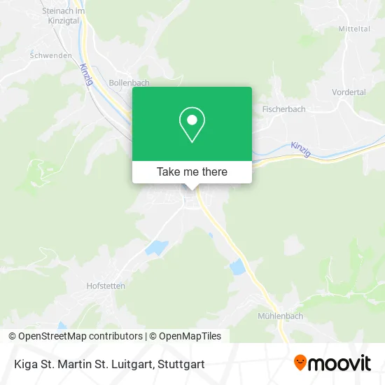 Карта Kiga St. Martin St. Luitgart