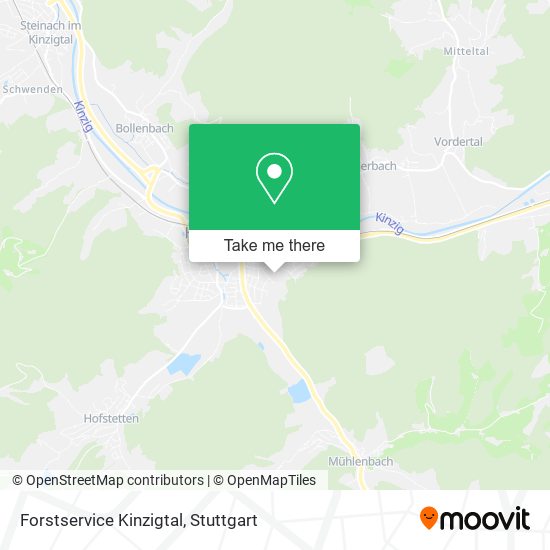 Forstservice Kinzigtal map