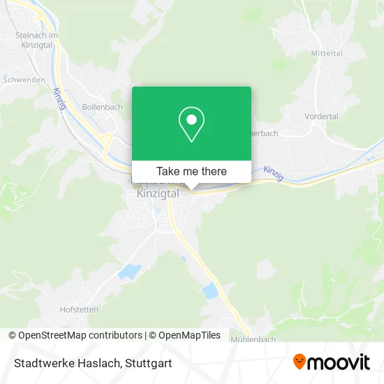 Карта Stadtwerke Haslach