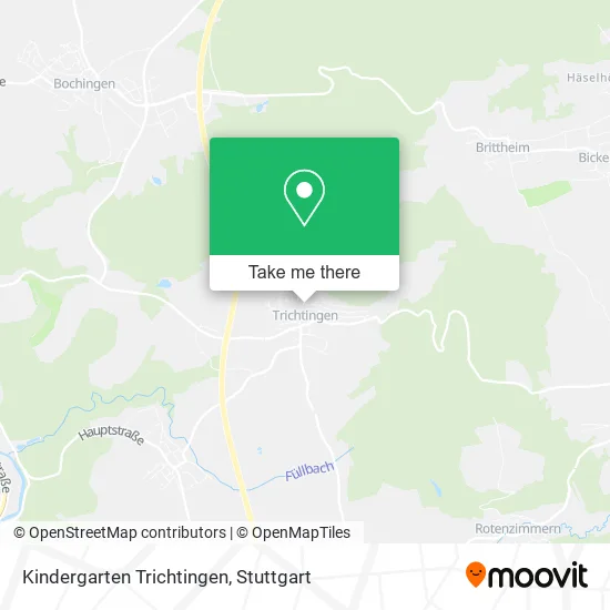 Карта Kindergarten Trichtingen