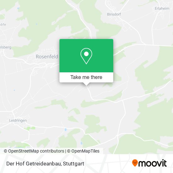Der Hof Getreideanbau map
