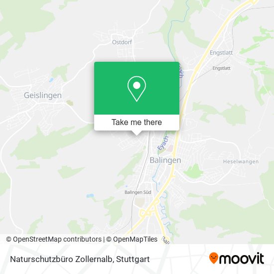 Naturschutzbüro Zollernalb map