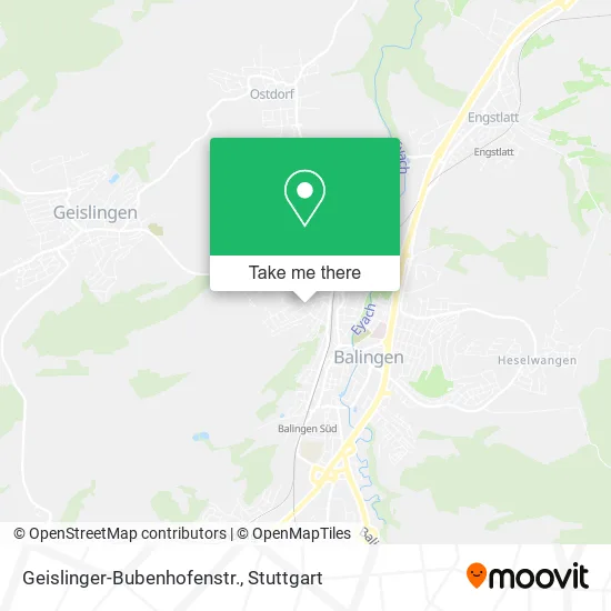 Карта Geislinger-Bubenhofenstr.