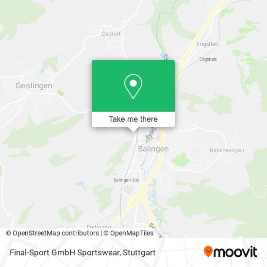 Final-Sport GmbH Sportswear map