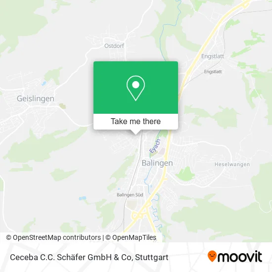 Карта Ceceba C.C. Schäfer GmbH & Co