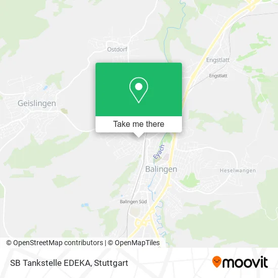 Карта SB Tankstelle EDEKA