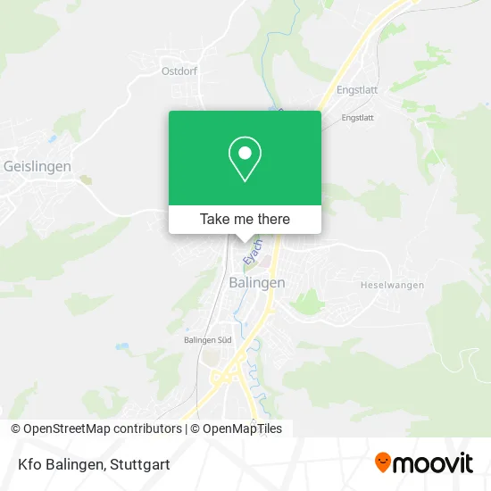 Карта Kfo Balingen