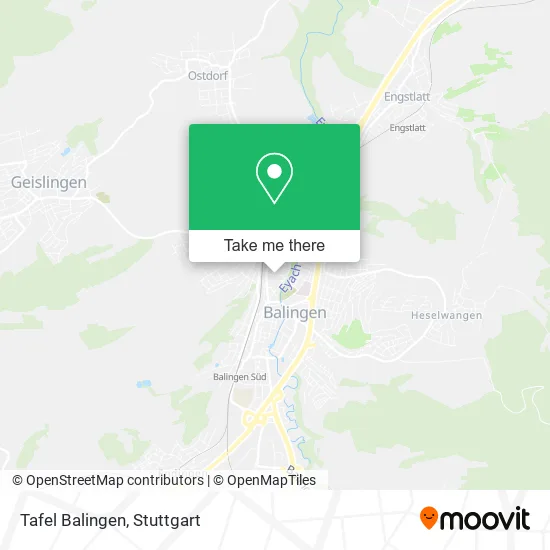 Карта Tafel Balingen
