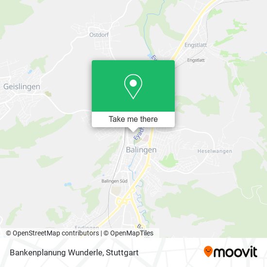Карта Bankenplanung Wunderle