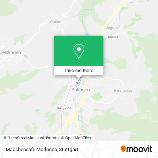 Карта Mädchencafé Madonna