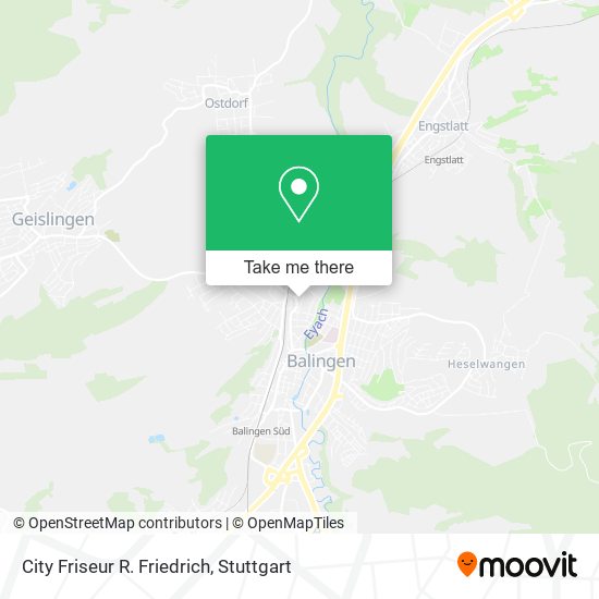 City Friseur R. Friedrich map