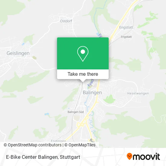 Карта E-Bike Center Balingen