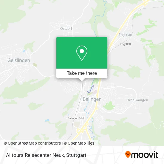 Карта Alltours Reisecenter Neuk