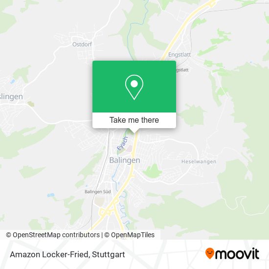 Amazon Locker-Fried map