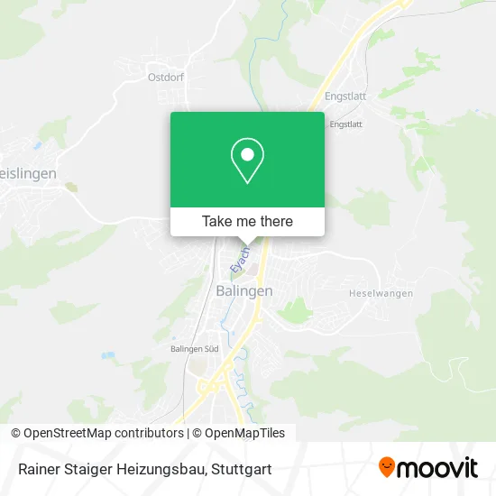 Карта Rainer Staiger Heizungsbau