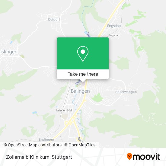 Карта Zollernalb Klinikum