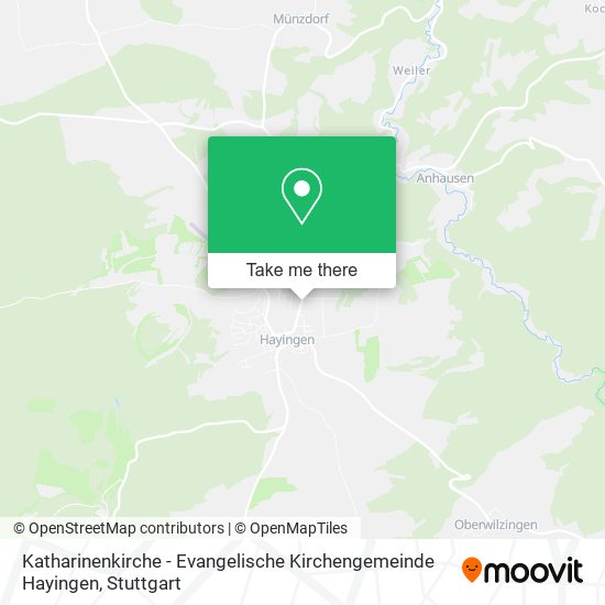 Katharinenkirche - Evangelische Kirchengemeinde Hayingen map