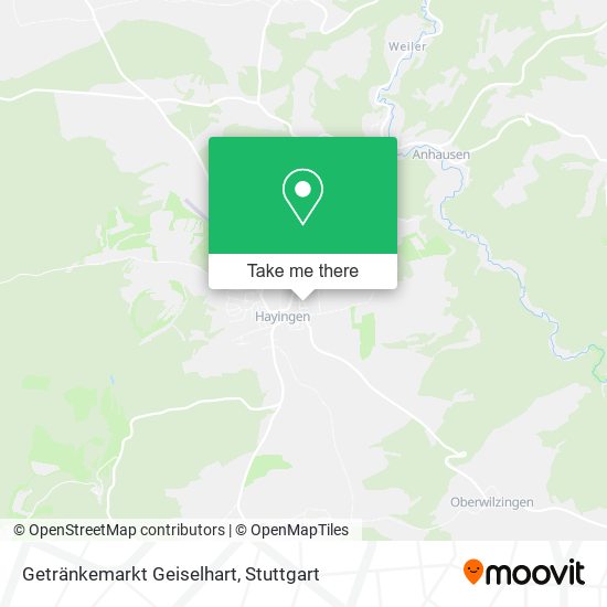 Карта Getränkemarkt Geiselhart