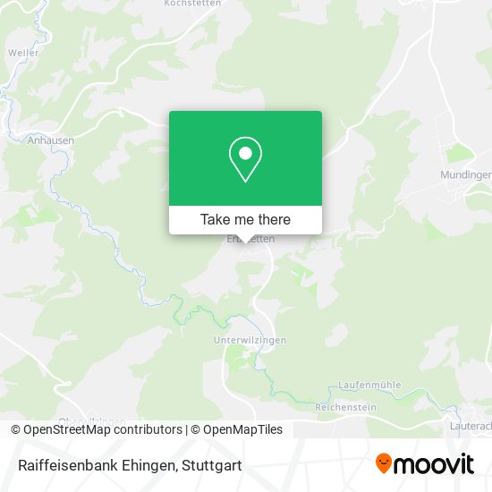 Raiffeisenbank Ehingen map