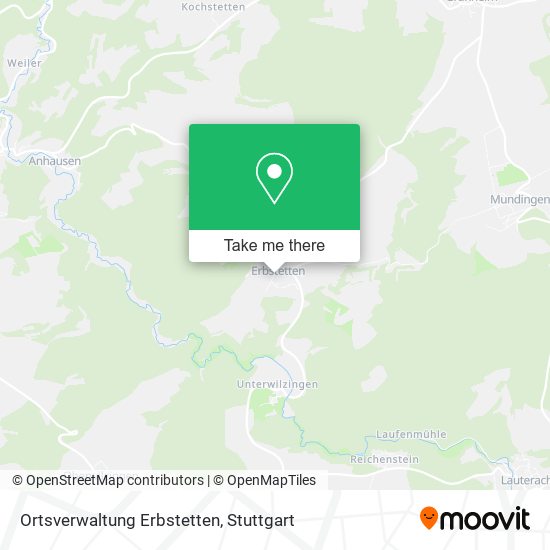 Ortsverwaltung Erbstetten map