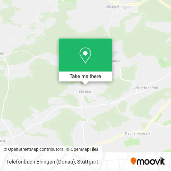Карта Telefonbuch Ehingen (Donau)