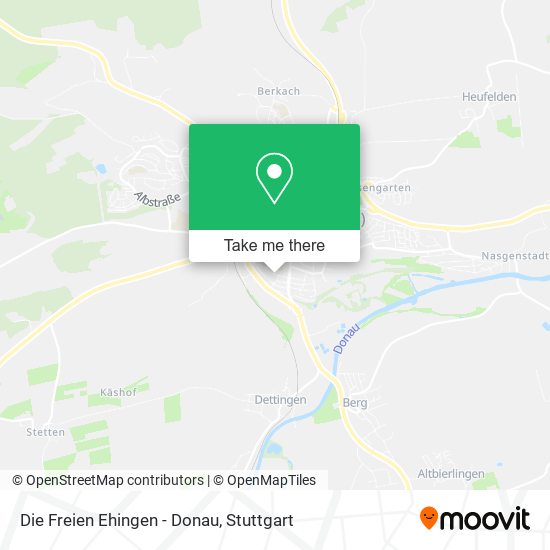 Die Freien Ehingen - Donau map