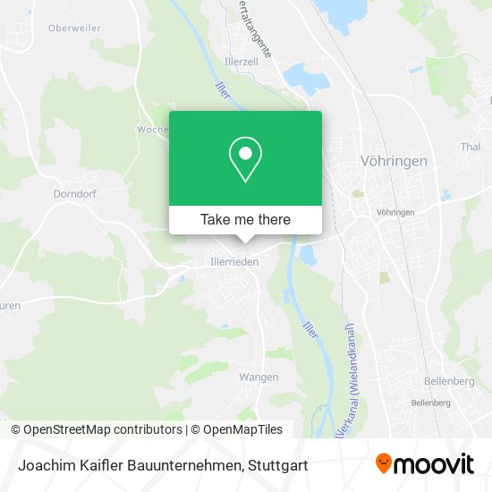 Joachim Kaifler Bauunternehmen map