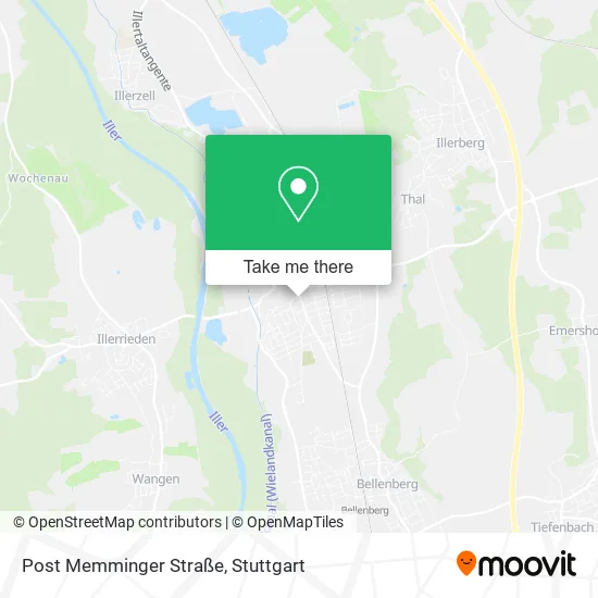 Карта Post Memminger Straße