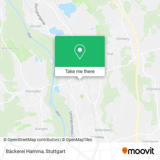 Карта Bäckerei Hamma