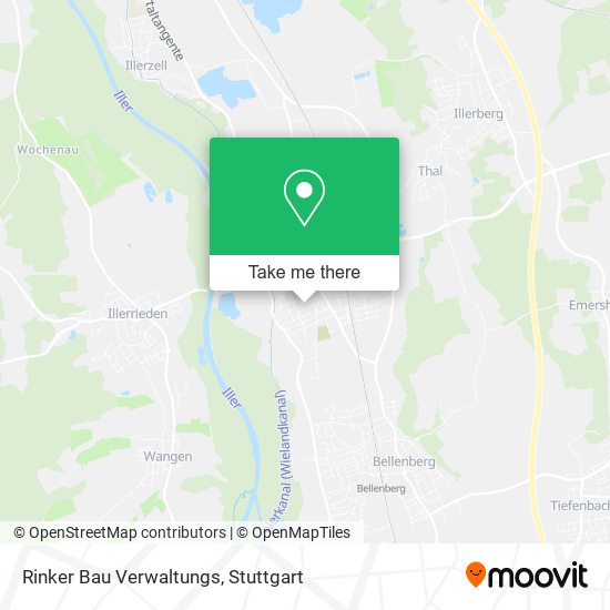 Rinker Bau Verwaltungs map