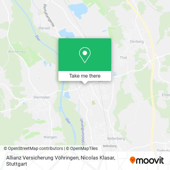 Allianz Versicherung Vöhringen, Nicolas Klasar map